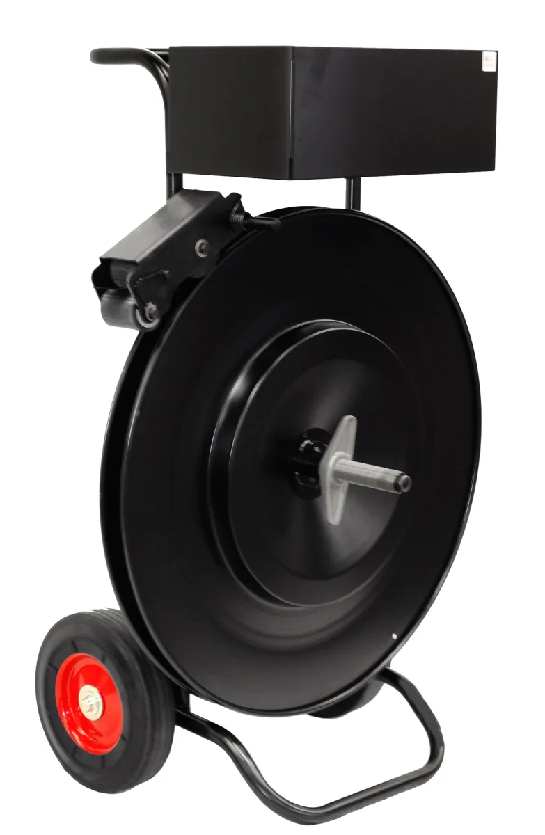 Heavy Duty Ribbon-Wound Strapping Dispenser for Steel or Poly Strapping