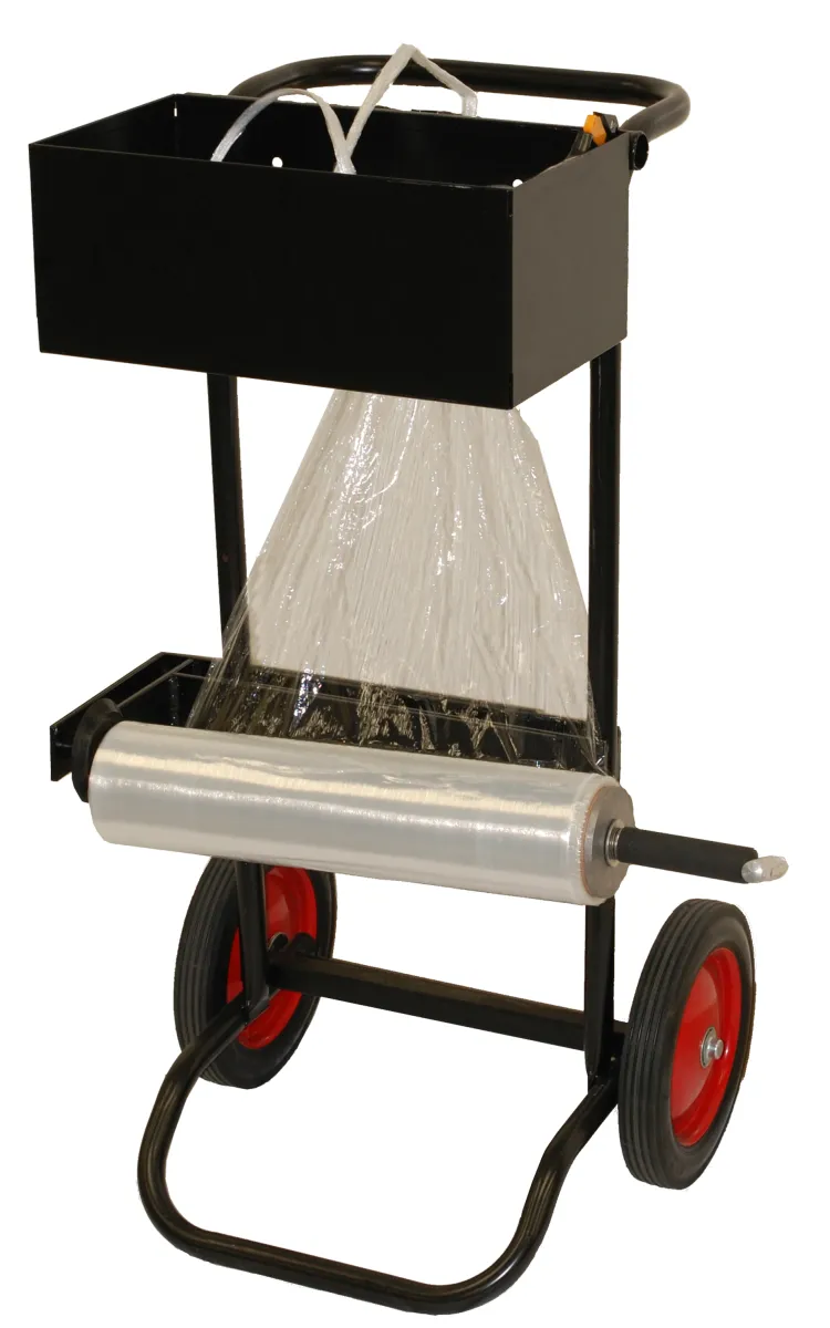 Roper Strapping Cart for Pre-Stretch Film