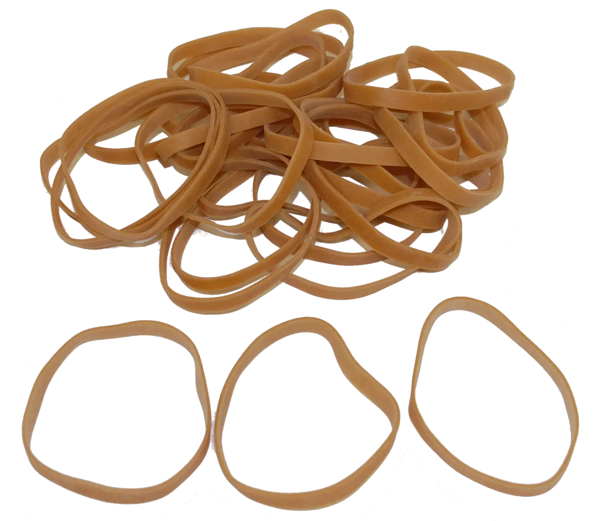 Standard Rubber Bands - 3 1/2" Circumference x 1/4" Wide (Postal)