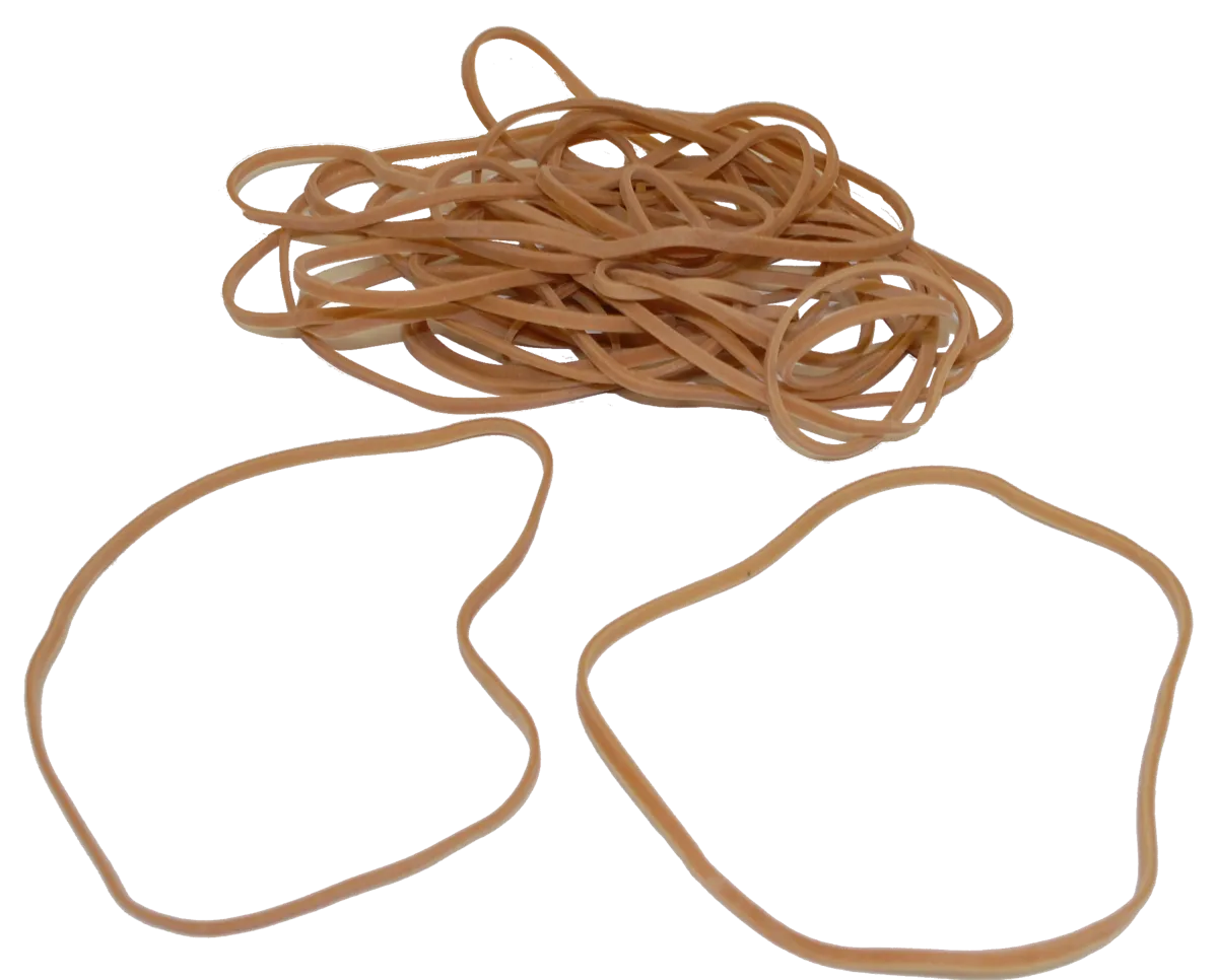Standard Rubber Bands - 7" Circumference x 1/8" Wide