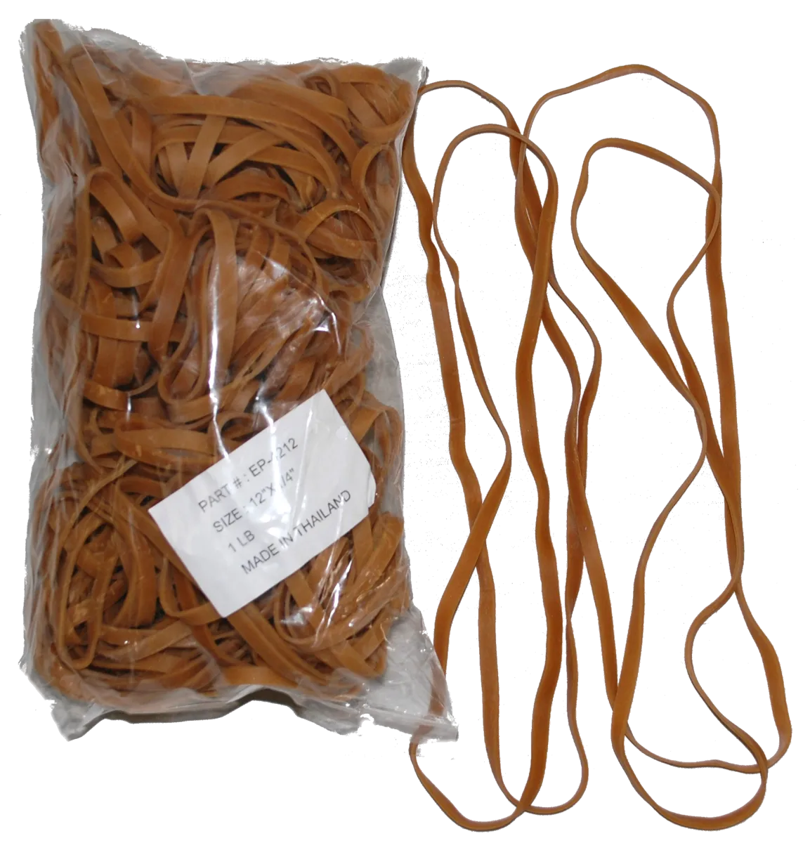 Large Rubber Bands - 12 Circumference x 1/4" Wide