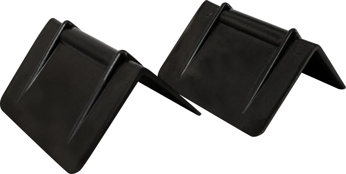 Edge Protectors - 2 1/2" x 1 3/4" Black Poly for 1 1/2" Strap