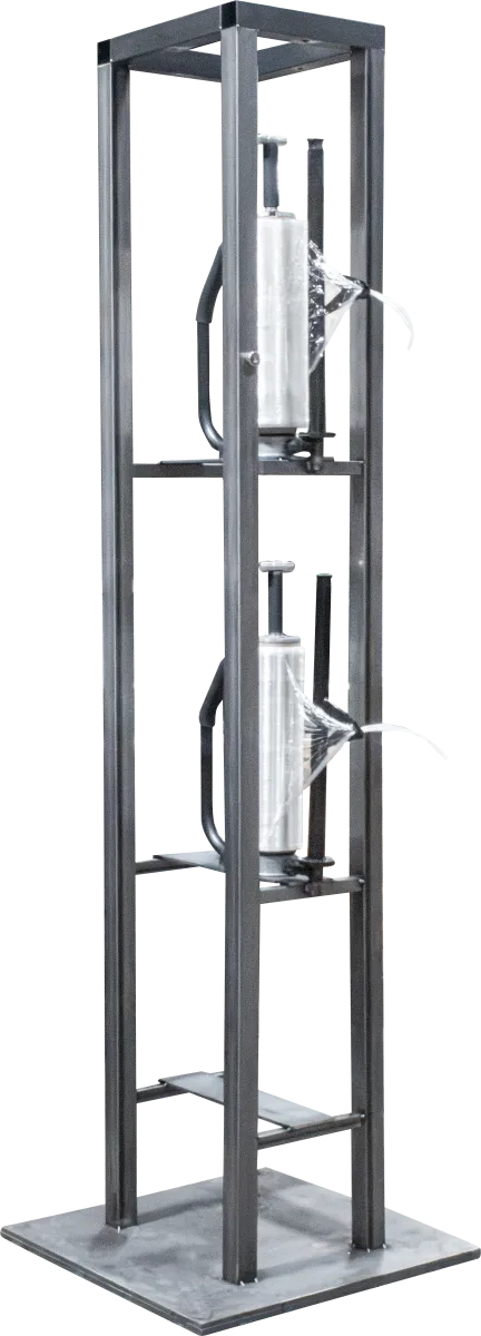 Roping Mast Pallet Tower for Pre-Stretch Film with 2-3" Core and 12-20" Roll Range