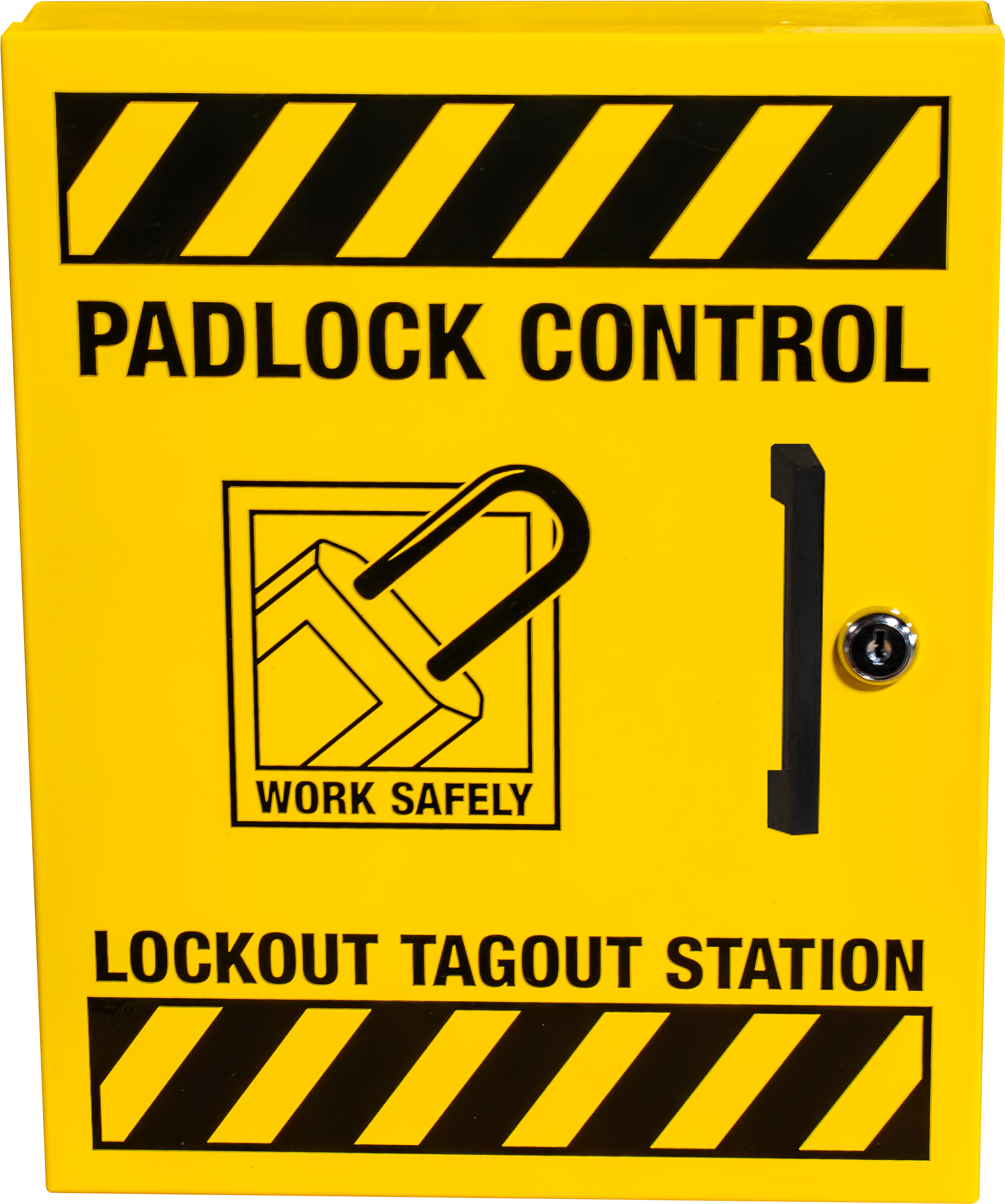 Lockout Tagout Station - Small - 14.25' x 11.5" x 4" - Yellow