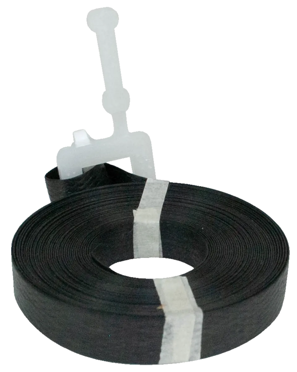 Pre Cuts 1/2 x 17' - Black Polypropylene Strapping