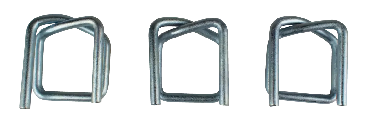 Buckles for Composite and Polypropylene - 1/2" Galvanized Clear Wire Buckles