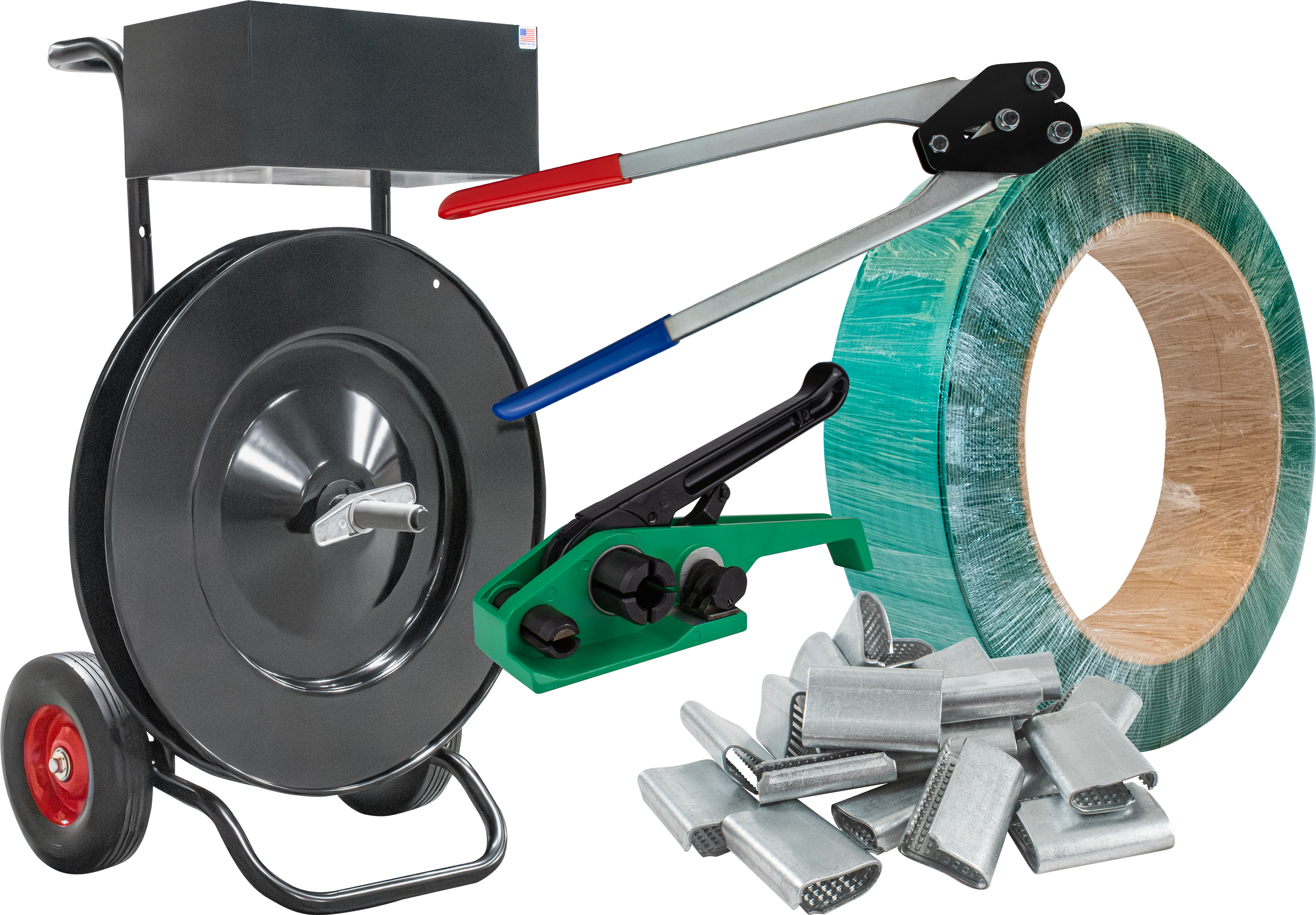 Polyester Strapping Kit for 5/8" - Serrated Seals, Heavy Duty
