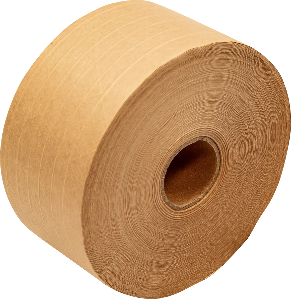 Water Activated Kraft Paper with Filament – 3” x 450’, 2” Core – Case of 10 Rolls