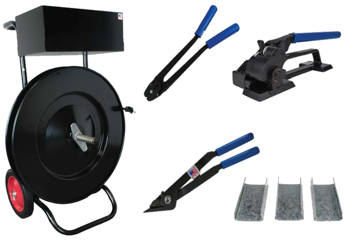 Steel Kit Standard for 1/2" Steel Strapping, Open Seals