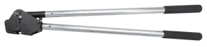 Heavy Duty Double-Notch Side Action Sealer - 1 1/4" for Steel - Steel Handles