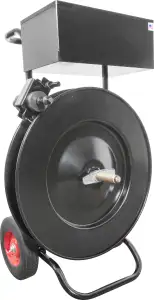 Premium Strap Dispenser with Strap Troller for Steel or Poly Strapping