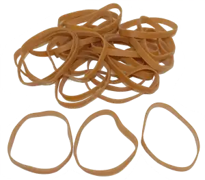 Standard Rubber Bands - 3 1/2" Circumference x 1/4" Wide (Postal)