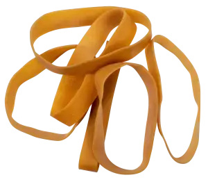 Standard Rubber Bands - 3 1/2" Circumference x 1/2" Wide