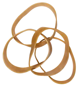 Standard Rubber Bands - 5" Circumference x 5/8" Wide