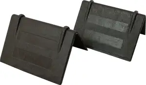 Edge Protectors - 2 1/8" x 1 1/2" Black Poly for 1 1/2" Strap