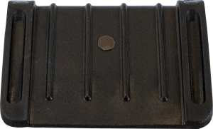 Edge Protectors - 2 1/4" x 1 5/8" Black Poly for 1 1/2" Strap