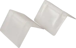 Edge Protectors - 2 1/2" x 2" White Poly for 1 1/4" Strap