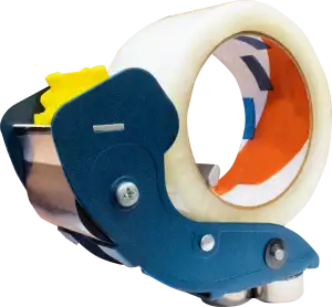 Mousetrap Style Tape Dispenser with Magnetic Attachment for 2" Rolls