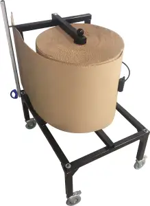 Single Face/Foam/Bubble Dispenser with Manual Cutter - 24" - Large Disk