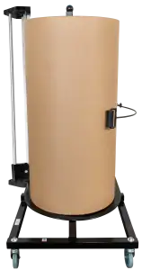 Single Face/Foam/Bubble Dispenser with Premium Manual Cutter - 36"- Small Disk
