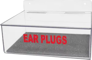 Ear Plug Dispenser Box with Lid