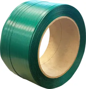 1/2" x .023" Regular Duty Polyester 1600' Strapping Mini Coil - Green