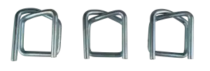 Poly & Composite Buckles - 1" Heavy Duty Galvanized Clear Wire Buckles