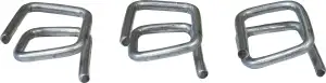 Buckles for Composite and Polypropylene - 1/2" Economy Galvanized Clear Wire Buckles