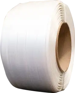 1 1/4" x .04" Heavy Duty Composite Poly Cord 984' Strapping Coil - White