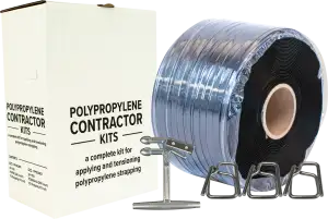 Polypropylene Strapping Kit for 1/2", Contractor - Wire Buckles