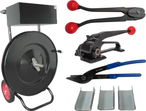 Steel Kit Economy for 1/2" Steel Strapping, Open Seals