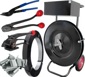 Steel Strapping Kit for 1/2", Open Seals, Regular Duty