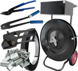 Steel HD Strapping Kit for 1/2", Pusher Seals for Round Loads