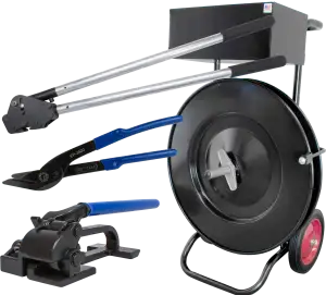 Steel Heavy Duty Kit for 3/4" Strapping for Flat Loads (Seals and Strapping sold separate)